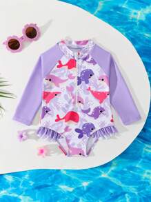 Maiô de Menina Proteção UV Marena